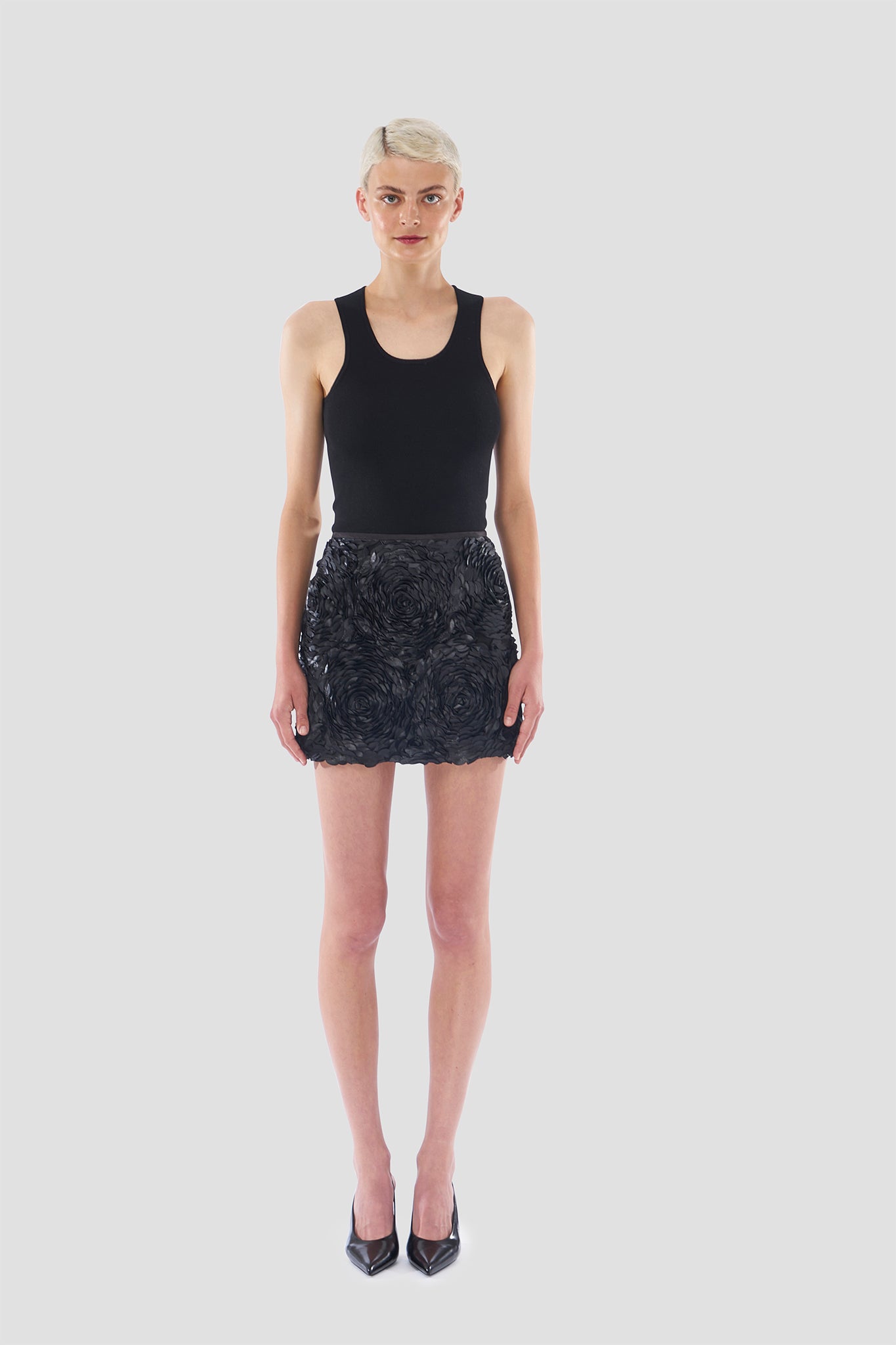 Heavy Petals Mini Skirt