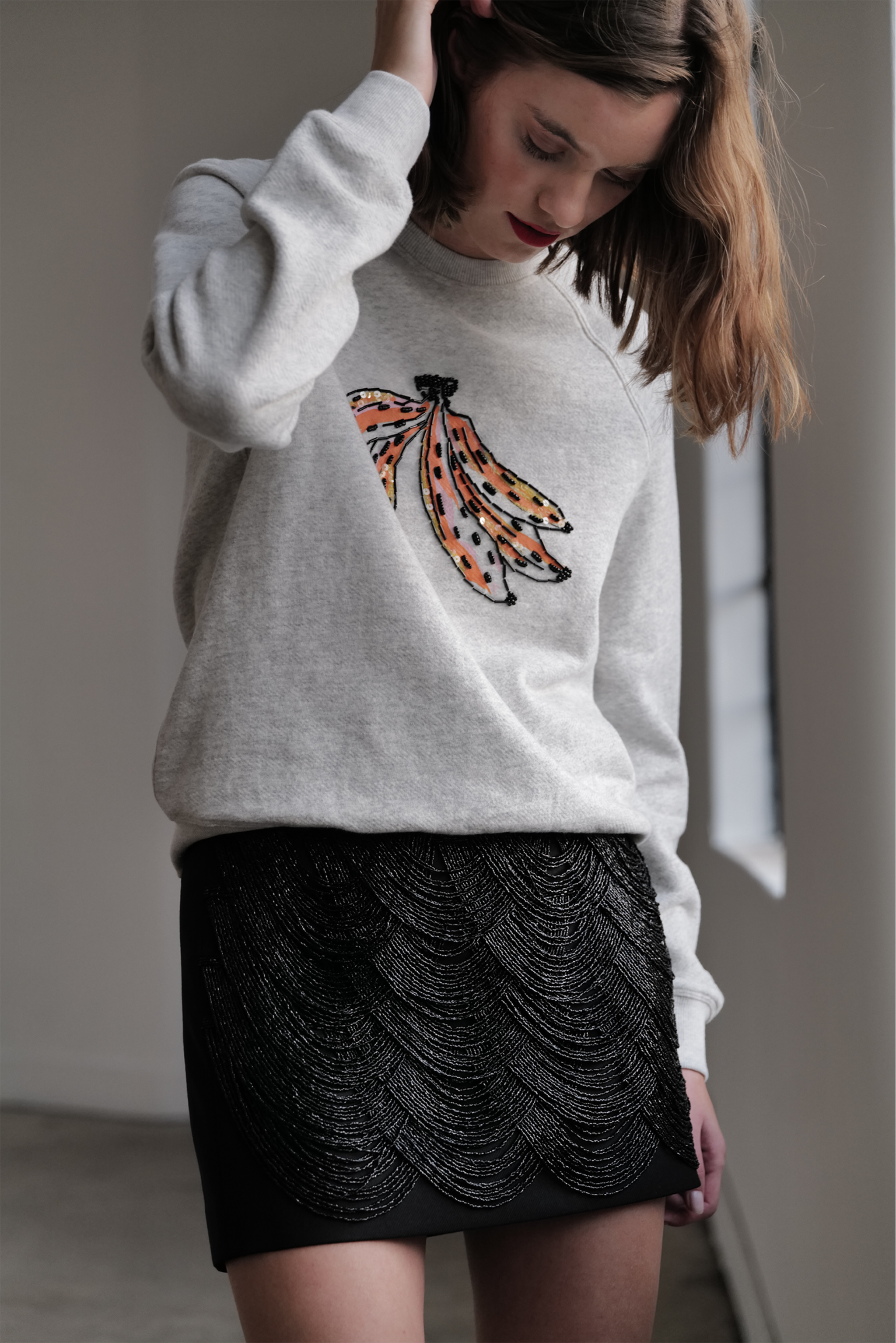 Beaded Bananas Sweatshirt