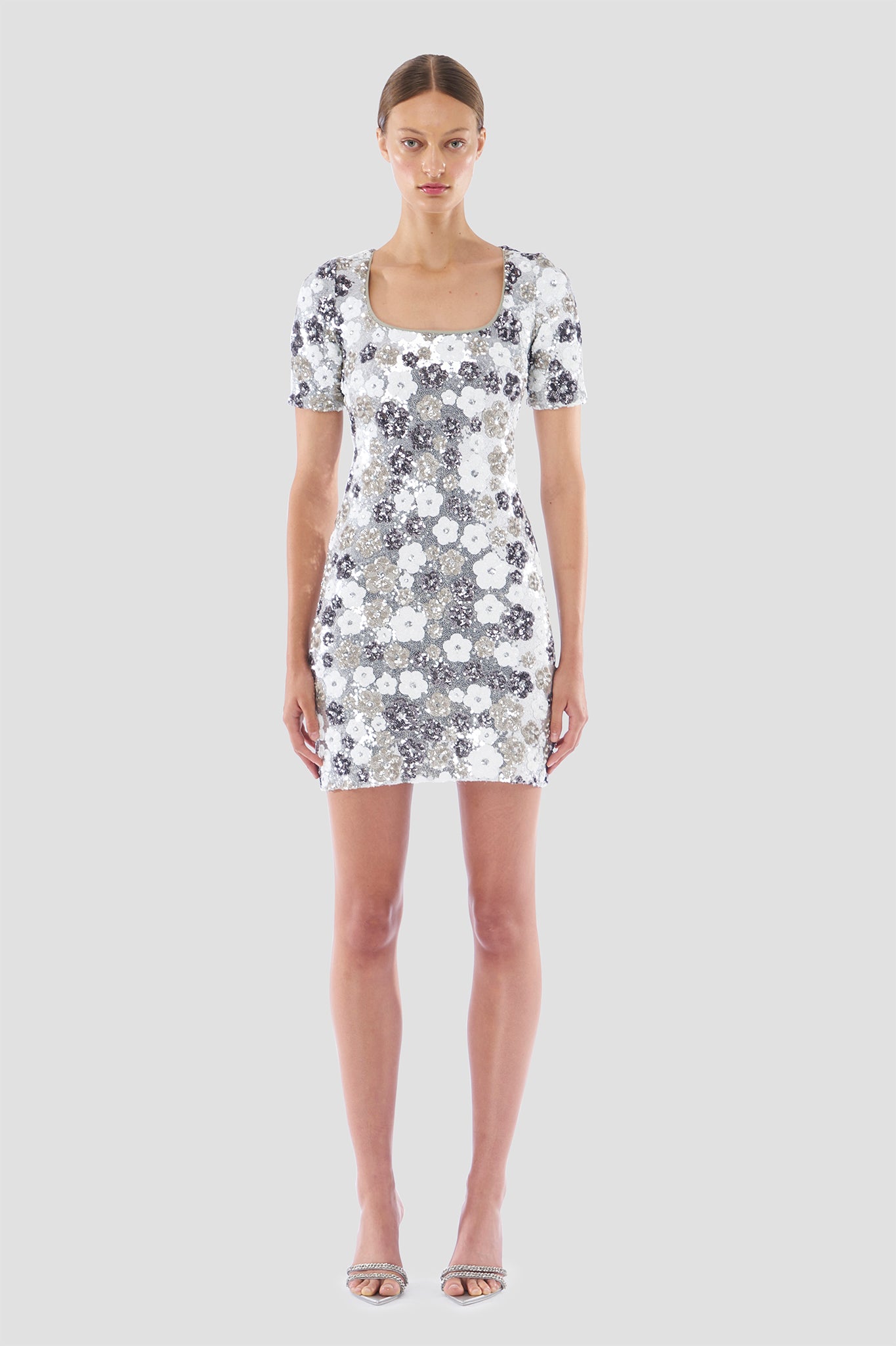 Winter Garden Shift Dress