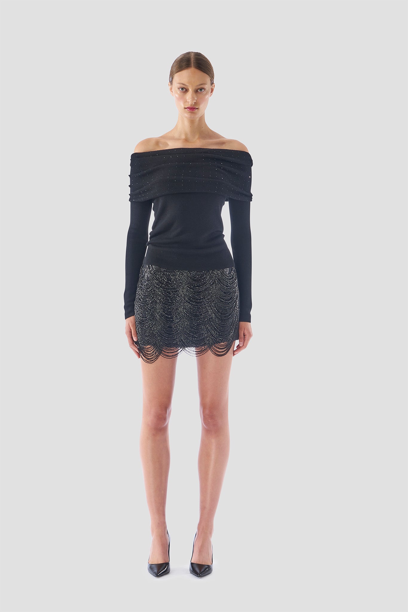 Aura Clavicle Sweater