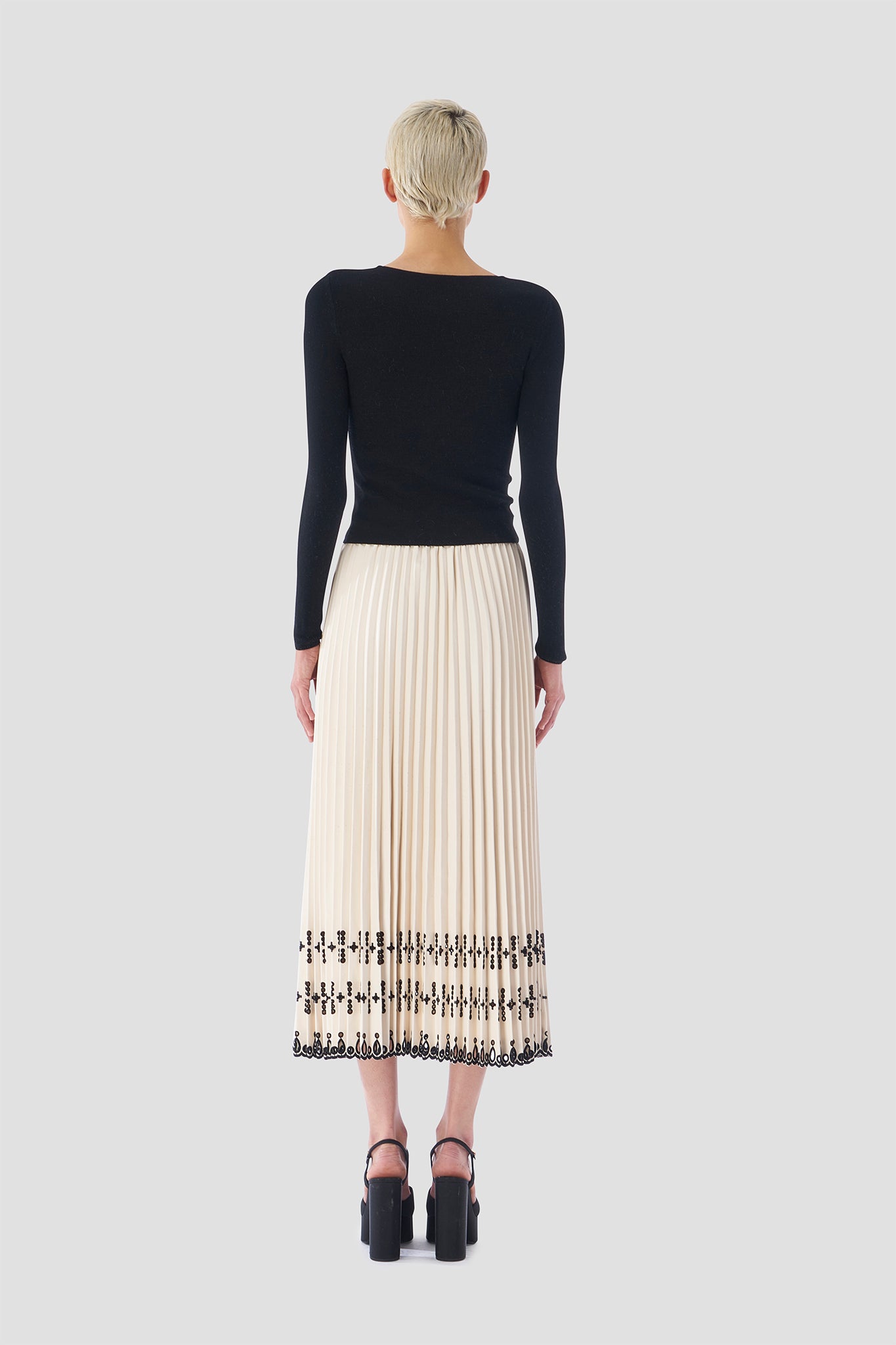 Pleats To Meet You Skirt