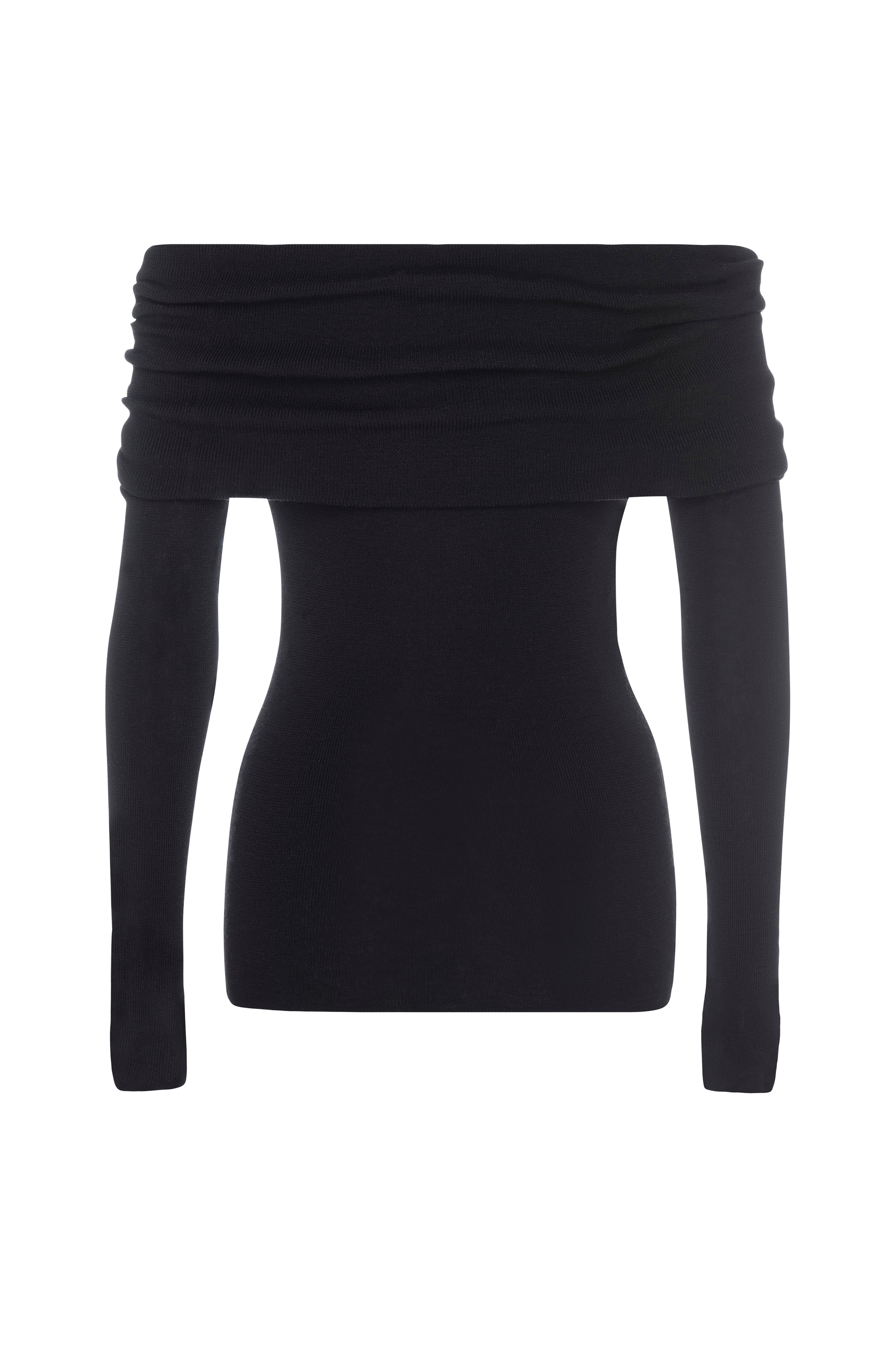 Le Superbe Clavicle Sweater Black