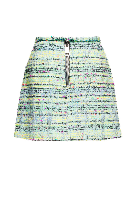 Beach Tweed Mini Skirt